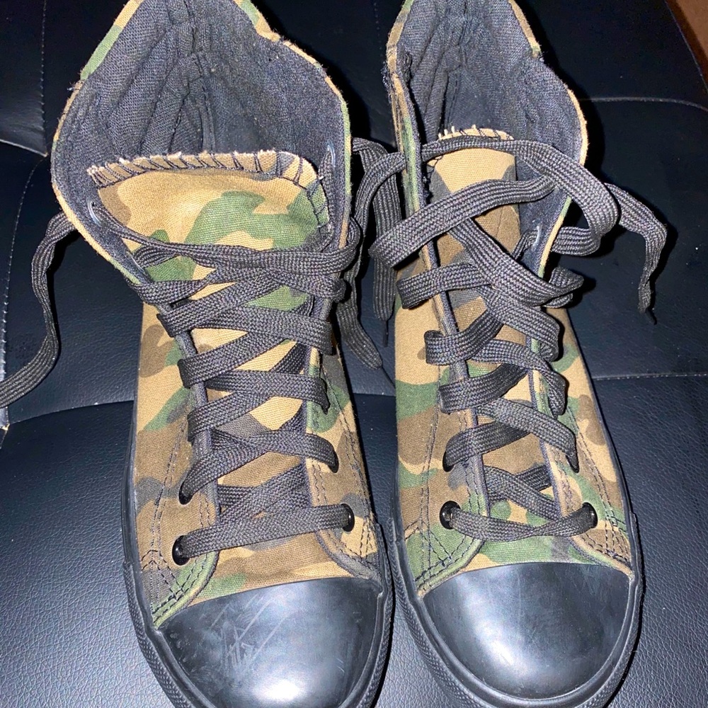 Camouflage sneakers